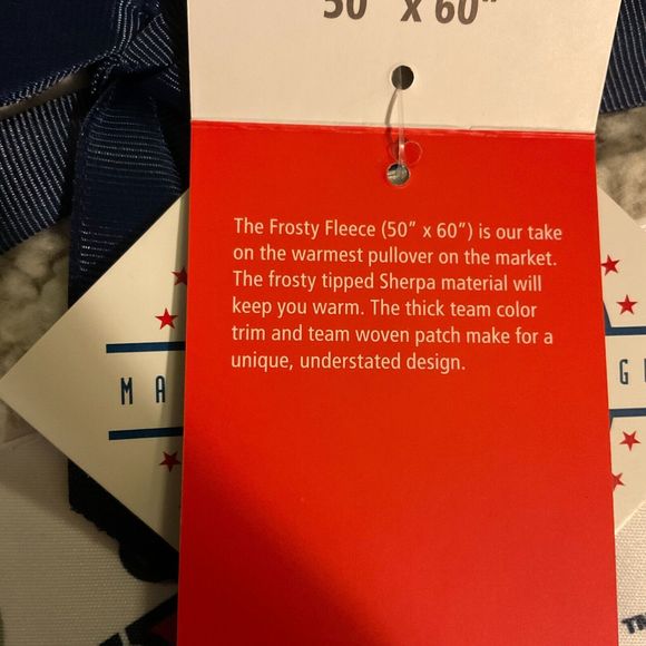 MLB Minnesota Twins Frosty Fleece Throw Blanket Sherpa Tailgate Stadium Logo NWT - Picture 4 of 4